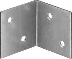 ЗУБР  УМШ-1.5, 40 x 40 x 40 x 1.5 мм, белый цинк, широкий мебельный уголок (31034-40) 31034-40