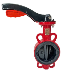 Дисковый поворотный затвор с алюминиевой  рукояткой REON тип RSV81RED DN 65 PN 16 065rsv81red
