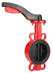 Дисковый поворотный затвор с алюминиевой рукояткой REON тип RSV811 DN  125 125rsv811