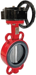 Дисковый поворотный затвор с редуктором REON тип RSV79 DN 100  (диск из нерж. стали AISI316 ) 100rsv79red