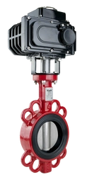 Дисковый поворотный затвор REON тип RSV84RED DN 125 с электроприводом  380 В 125rsv84а380