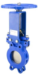 Задвижка шиберная чугунная REON тип RSV08 (EPDM) DN  700 700rsv08-4-ggg40-ss304-epdm-h