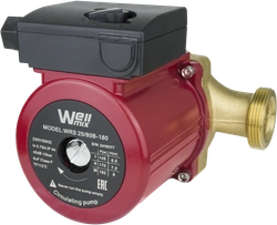 Циркуляционный насос Wellmix WRS 25/80 B (180 мм, корпус - латунь) WL 17109979
