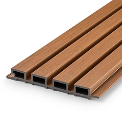 Фасадная реечная панель EasyDecking Ко-Экструзия 219х26х4010 Тик LT 33583