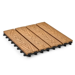 Садовая плитка EasyDecking 300х300х21 Дуб (в 1 уп. - 11 шт., 1 м2) LT 33599
