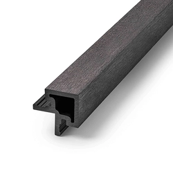 Угол для реечной панели EasyDecking Вуд-Икс 50х50х3010 Черное дерево LT 33609