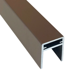 Алюминиевый П-профиль EasyDecking 35x25x3000 Венге LT 27523