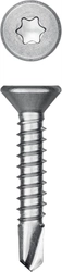 KRAFTOOL  DS-C, 25 х 3.5 мм, А2, сверло, потайная головка, ТХ15, 600 шт, саморез нержавеющий (300932-35-025) 300932-35-025