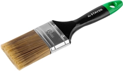 STAYER  UNIVERSAL-ARTEX, 63 мм, 2.5″, искусственная щетина, деревянная ручка, для высокотекучих ЛКМ, плоская кисть (0106-063) 0106-063