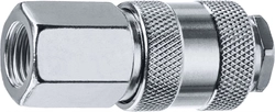 ЗУБР  1/4″F - рапид муфта, переходник, Профессионал (64910-1/4) 64910-1/4