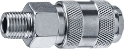 ЗУБР  1/4″M - рапид муфта, переходник, Профессионал (64911-1/4) 64911-1/4