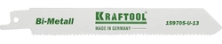 KRAFTOOL  S922VF, по дереву и металлу, Bi-Met, шаг 1.8-2.5 мм, 130 мм, полотно для сабельной пилы (159705-U-13) 159705-U-13