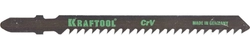 KRAFTOOL  T111C, EU-хвост., по дереву, грубый рез, шаг 3 мм, 75 мм, 2 шт, полотна для лобзика (159531-3) 159531-3