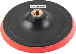 STAYER  М14, d 150 мм, пластиковая, мягкая опорная тарелка на липучке для УШМ (35744-150) 35744-150