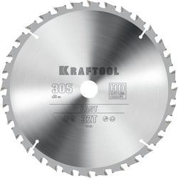 KRAFTOOL  Fast, 305 х 30 мм, 32Т, пильный диск по дереву (36950-305-30) 36950-305-30