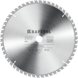 KRAFTOOL  Optima, 350 х 30 мм, 54Т, пильный диск по дереву (36951-350-30) 36951-350-30