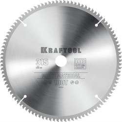 KRAFTOOL  Multi Material, 315 х 30 мм, 96Т, пильный диск по алюминию (36953-315-30) 36953-315-30