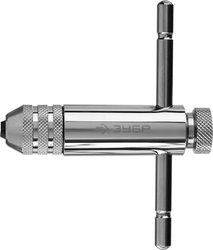 ЗУБР  для M3-M10, метчикодержатель с храповым механизмом и реверсом, Профессионал (28137-85) 28137-85_z01