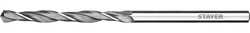 STAYER  HSS-R, 1.5 х 40 мм, быстрорежущая сталь P6M5, сверло по металлу, Professional (29602-1.5) 29602-1.5