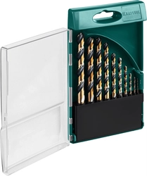 KRAFTOOL  Cobalt, 10 шт, (1-10 мм), сталь М42, HSS-Co(8%), набор сверл по металлу (29656-H10) 29656-H10