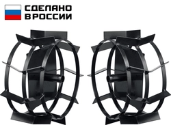 ЗУБР  ГР-2, 430х200 мм, 2 шт., грунтозацепы для мотоблоков (707105-2) 707105-2