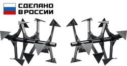 ЗУБР  Ф-1, НЕХ 23, фрезы гусиные лапки для мотоблоков (707108-1) 707108-1