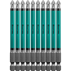 KRAFTOOL  Optimum, PH2, 100 мм, 10 шт, биты (26122-2-100-10) 26122-2-100-10
