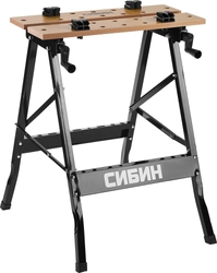 СИБИН  605 х 635 х 780 мм, складной столярный верстак (38723) 38723