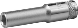 KRAFTOOL  FLANK, 1/4″, 6 мм, удлиненная торцовая головка (27817-06) 27817-06_z01
