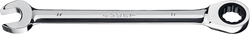 ЗУБР  17 мм, комбинированный трещоточный гаечный ключ, Профессионал (27074-17) 27074-17_z01