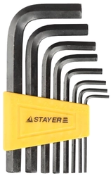 STAYER  8 шт, набор имбусовых ключей (27405-H8) 27405-H8