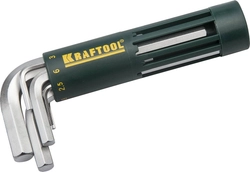 KRAFTOOL  8 шт, набор коротких имбусовых ключей (27430-1) 27430-1_z01