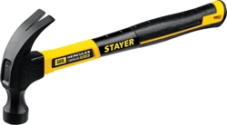 STAYER  Hercules, 560 г, молоток-гвоздодёр столярный с фиберглассовой рукояткой, Professional (2026-560) 2026-560_z02