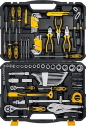 STAYER  UNIVERSAL 150, 150 предм., (1/2″+ 1/4″), универсальный набор инструмента, Professional (27710-H150) 27710-H150