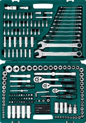 KRAFTOOL  X Drive, 216 предм., (1/2″+3/8″+1/4″), универсальный набор инструмента (27888-H216) 27888-H216