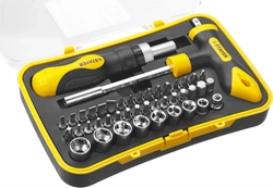 STAYER  T-Compact-43, 43 предм., реверсивная отвертка с насадками (25084-H43) 25084-H43