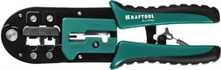 KRAFTOOL  RJ-Pro, (RJ45, RJ11,RJ12), универсальный кримпер (22698) 22698