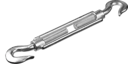 STAYER  DIN 1480, М6, 15 шт, талреп крюк-крюк (30525-06) 30525-06