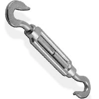Талреп открытый крюк-крюк А4 M 8 Kvs 108949