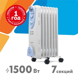 Масляный радиатор Zerten MRS-15 oasis 1267
