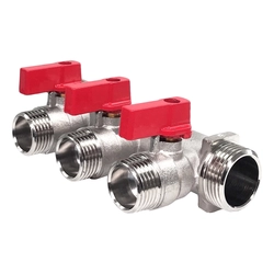 Коллектор распределительный STI ГШ 3/4" (НР 1/2"х3 вых.) т тт000019002