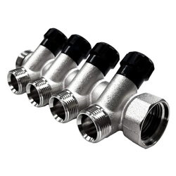 Коллектор регулирующий STI ГШ 1" (НР 3/4"х4 вых.) т тт000019036