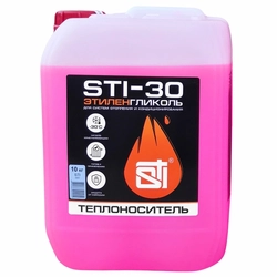 Теплоноситель STI этиленгликоль (-30°C) 10 кг. т тт000018128