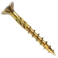 Саморез конструкционный по дереву потай желтый цинк (25 шт) 10 х 220 108320