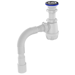 B0115 Сифон для кухни 1½"х40 с гибкой трубой 40х40-50 т тт000009750
