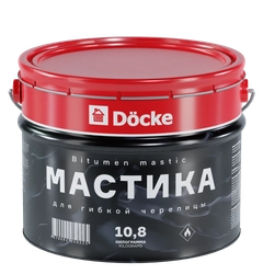Мастика Docke для гибкой черепицы 10л (10,8кг) GL 482038