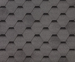 Черепица гибкая RoofShield Фемили Эко Лайт Стандарт серый с оттенением GL 511642