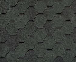 Черепица гибкая RoofShield Фемили Эко Лайт Стандарт зеленый с оттенением GL 233650