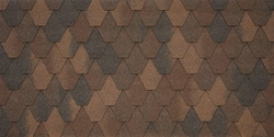 Черепица гибкая Tegola Sardegna legno 424 (темное дерево) GL 406929