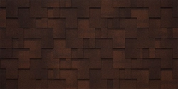 Черепица гибкая Tegola Lazio marrone 230 (коричневый с отливом) GL 406654
